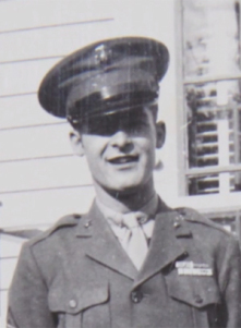 Portrait of Edward Curylo World War II Marine