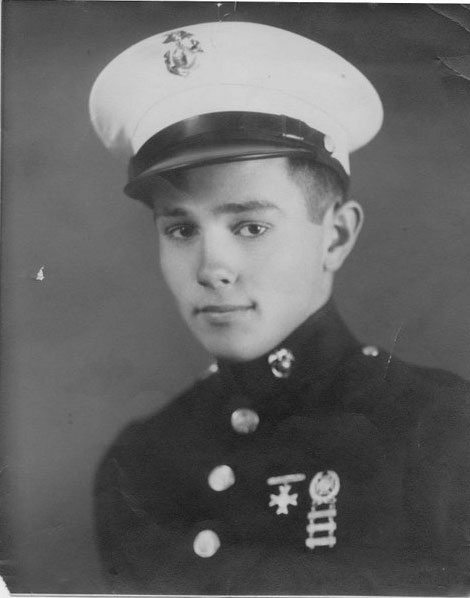 Portrait of Earl Walter Terwilliger World War II Marine