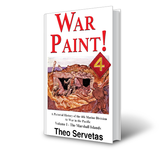 War Paint | Pictorial history book of the Fighting 4th Marine Division from Camp Maui at the Marshall Islands during World War II